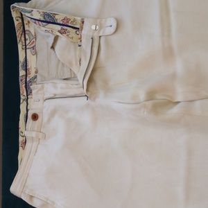 Tommy Bahama Off White Lyocell/Linen Summer Pants 36 - 32